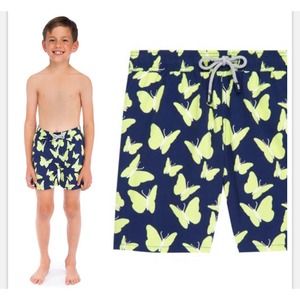 Tom & Teddy Toddler Boy Butterfly Print Swim Trunks 1/2 2T 12-18-24 Months